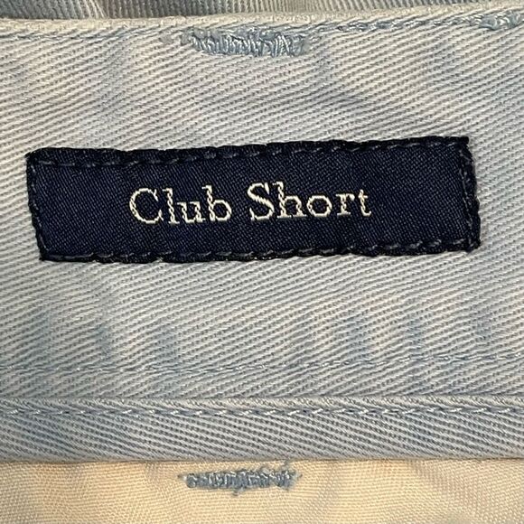 Vineyard Vines Club Short Light Blue Chino Knit Golf Flat Front Preppy 32 - Picture 8 of 8